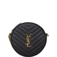 Saint Laurent Vinyle Round Camera Bag
