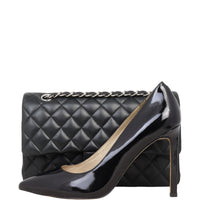 Chanel Classic Double Flap Medium | Black Lambskin