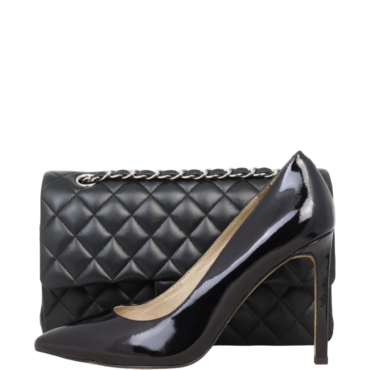 Chanel Classic Double Flap Medium | Black Lambskin