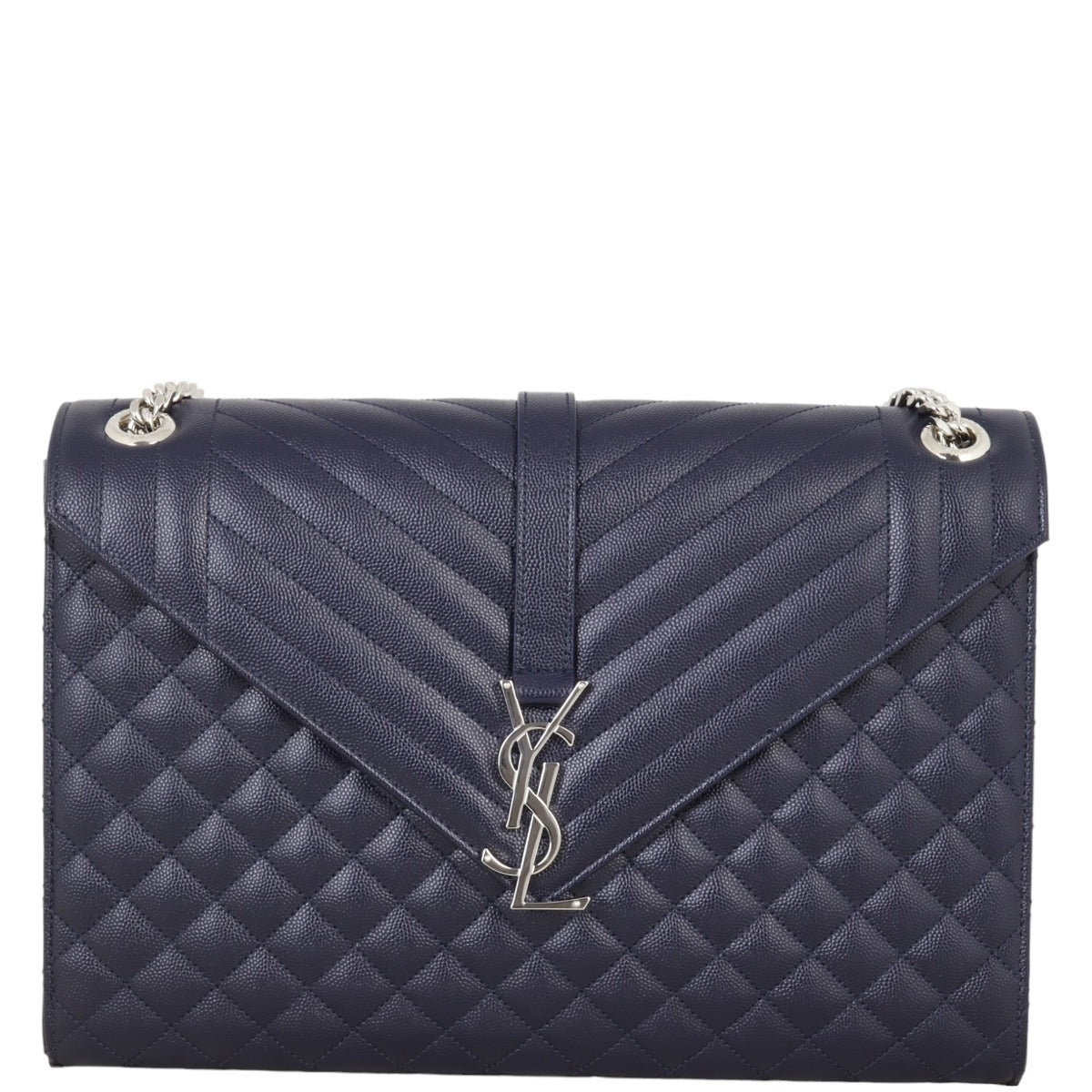 Saint Laurent Monogram Mix Matelasse Envelope Chain Bag Large