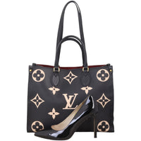 Louis Vuitton OnTheGo MM Monogram Empreinte Giant Bicolour