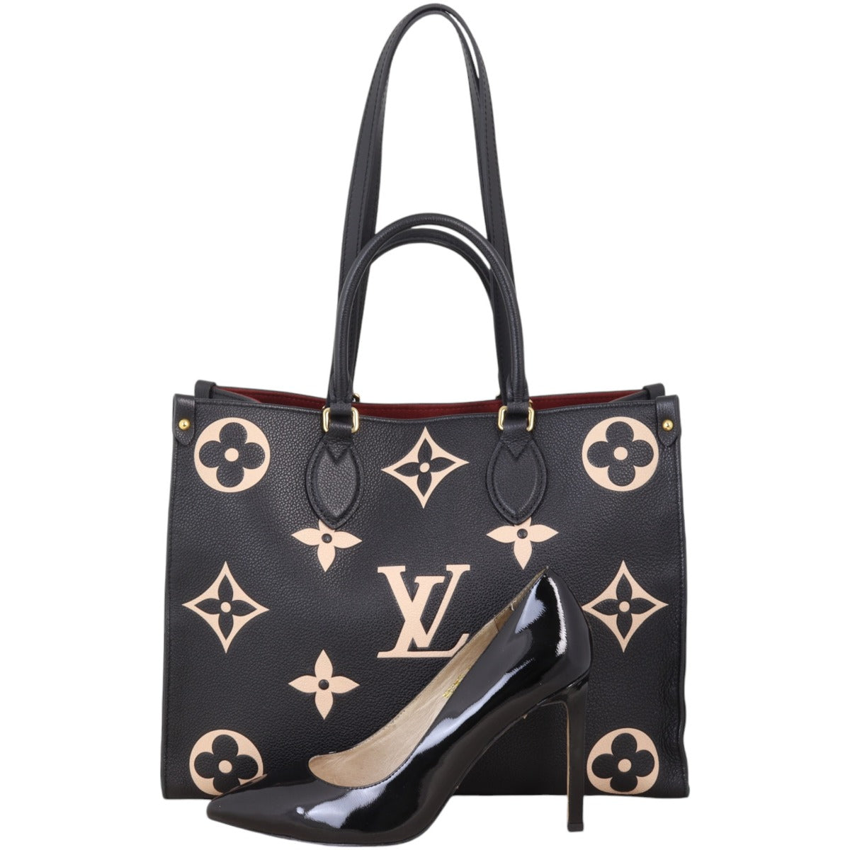 Louis Vuitton OnTheGo MM Monogram Empreinte Giant Bicolour