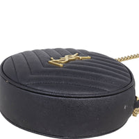Saint Laurent Vinyle Round Camera Bag