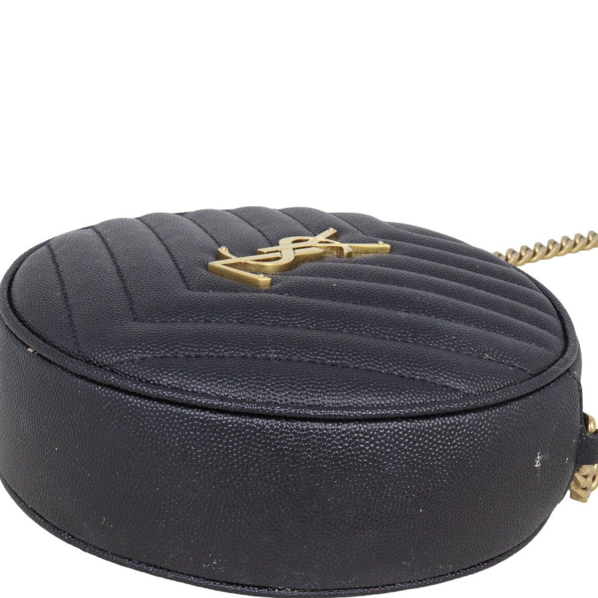 Saint Laurent Vinyle Round Camera Bag