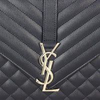 Saint Laurent Monogram Mix Matelasse Envelope Chain Bag Large