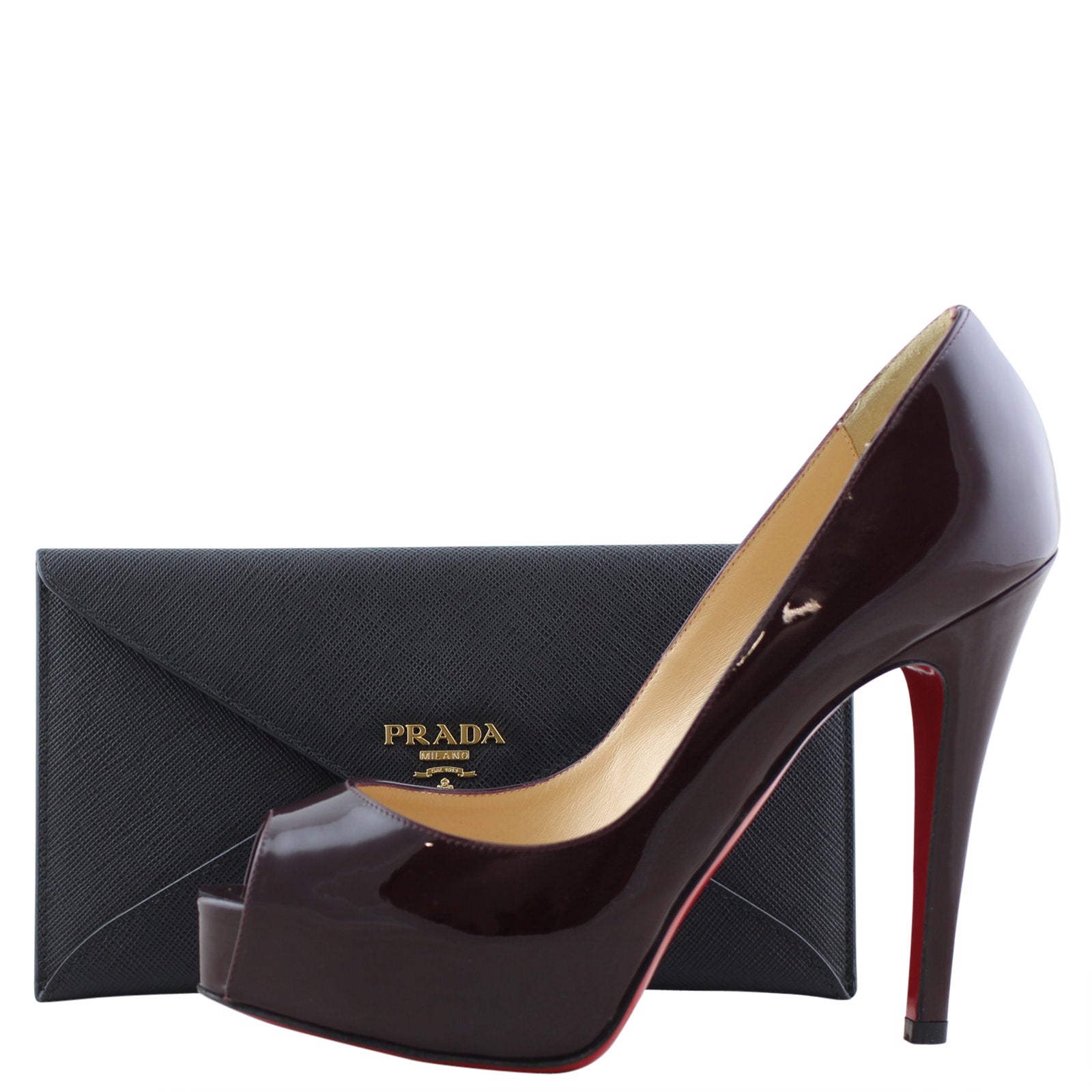 Prada Saffiano Envelope Wallet Scale