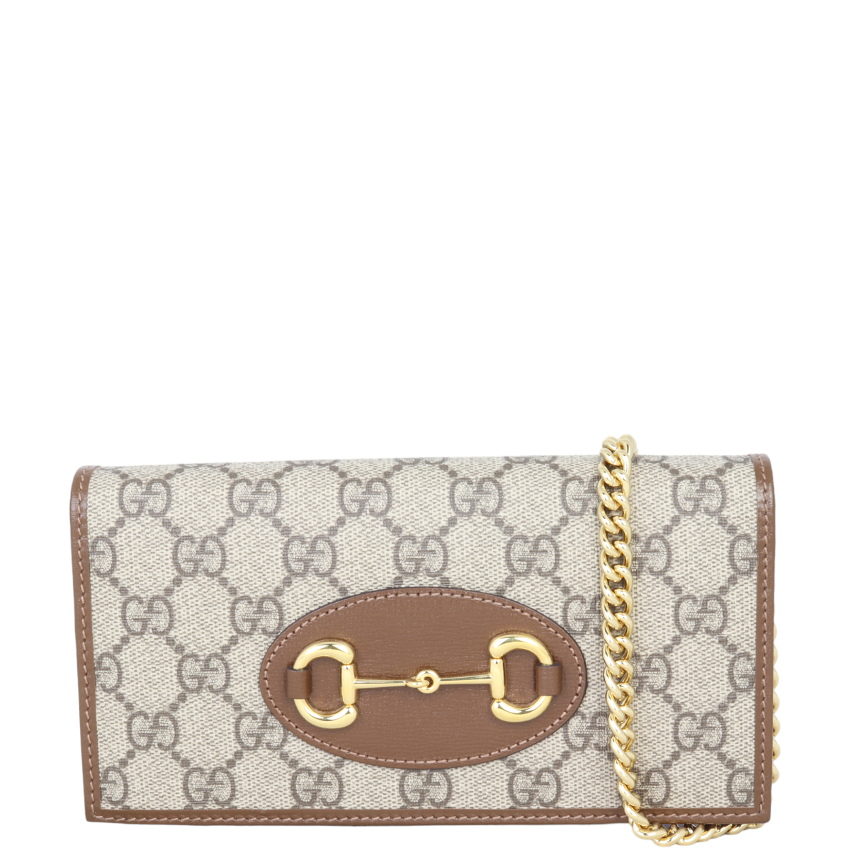 Gucci GG Supreme Horsebit 1955 Chain Wallet