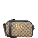 Gucci GG Canvas Marmont Diagonal Small Camera Bag