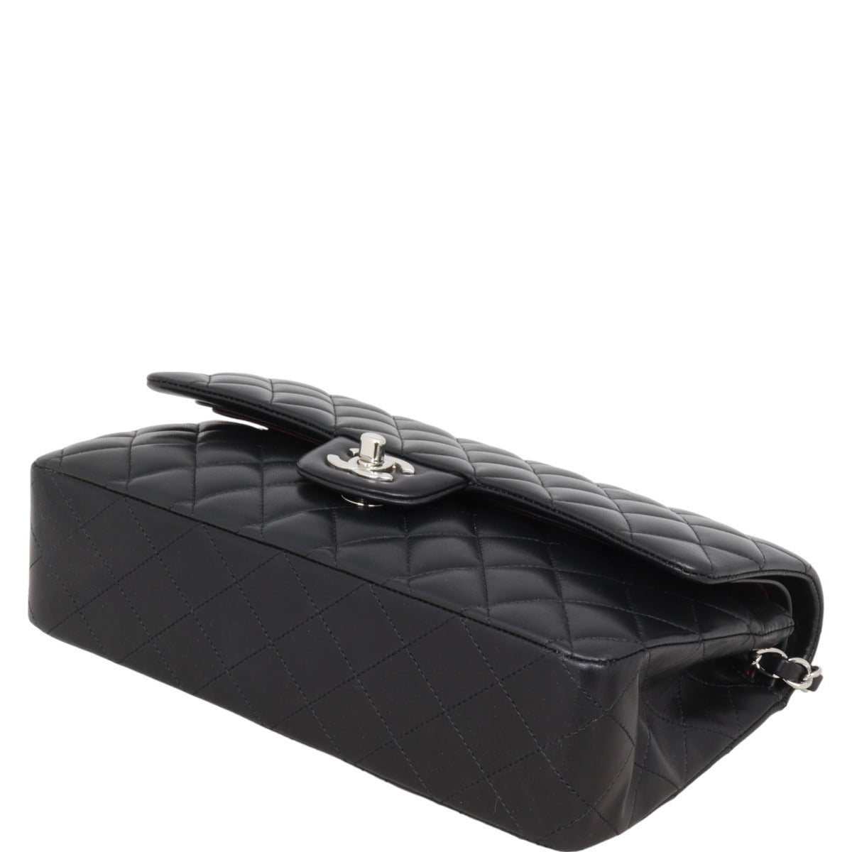 Chanel Classic Double Flap Medium | Black Lambskin