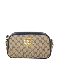 Gucci GG Canvas Marmont Diagonal Small Camera Bag