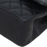 Chanel Classic Double Flap Medium | Black Lambskin