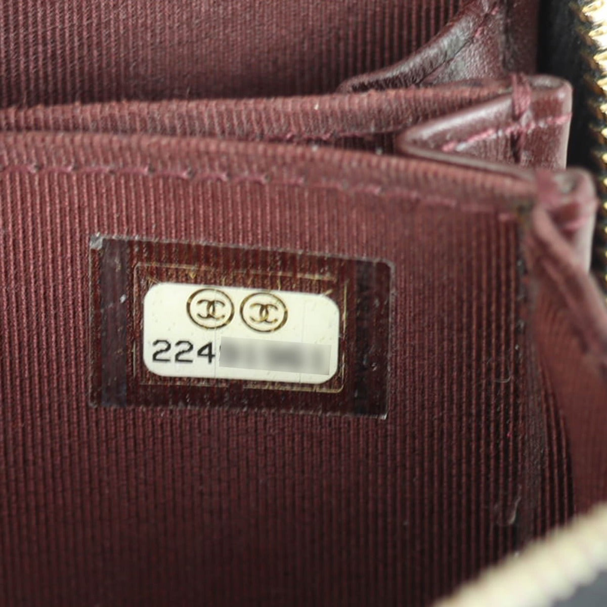 Chanel Classic Zipped Coin Purse Hologram