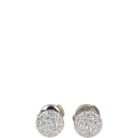 Tiffany & Co Metro 18k White Gold Diamond Stud Earrings