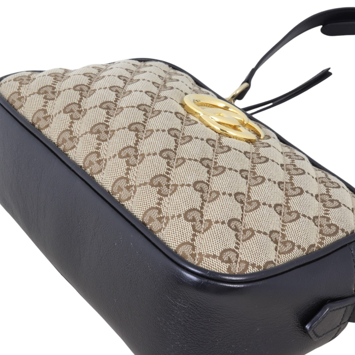 Gucci GG Canvas Marmont Diagonal Small Camera Bag