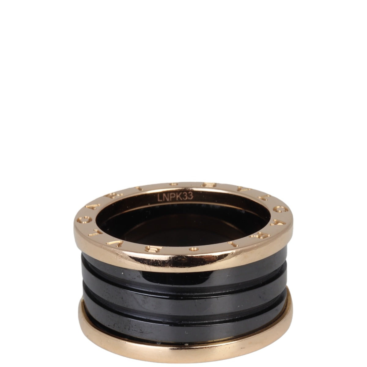 Bvlgari B.Zero1 18k Rose Gold Four Band Ring