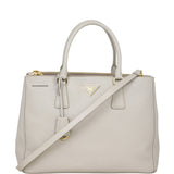 Prada Saffiano Lux Galleria Double Zip Tote Medium