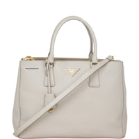 Prada Saffiano Lux Galleria Double Zip Tote Medium