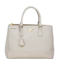 Prada Saffiano Lux Galleria Double Zip Tote Medium