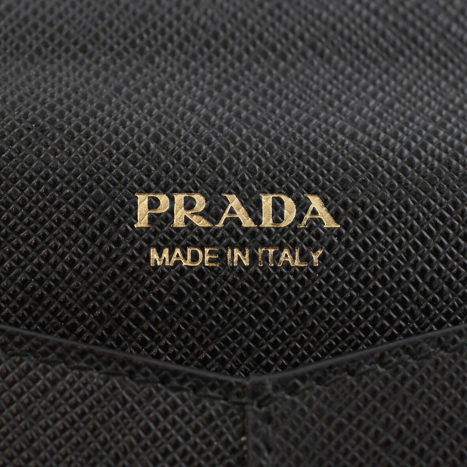 Prada Saffiano Envelope Wallet Stamp