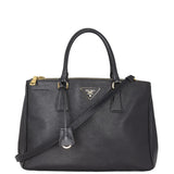 Prada Saffiano Lux Galleria Double Zip Tote Medium
