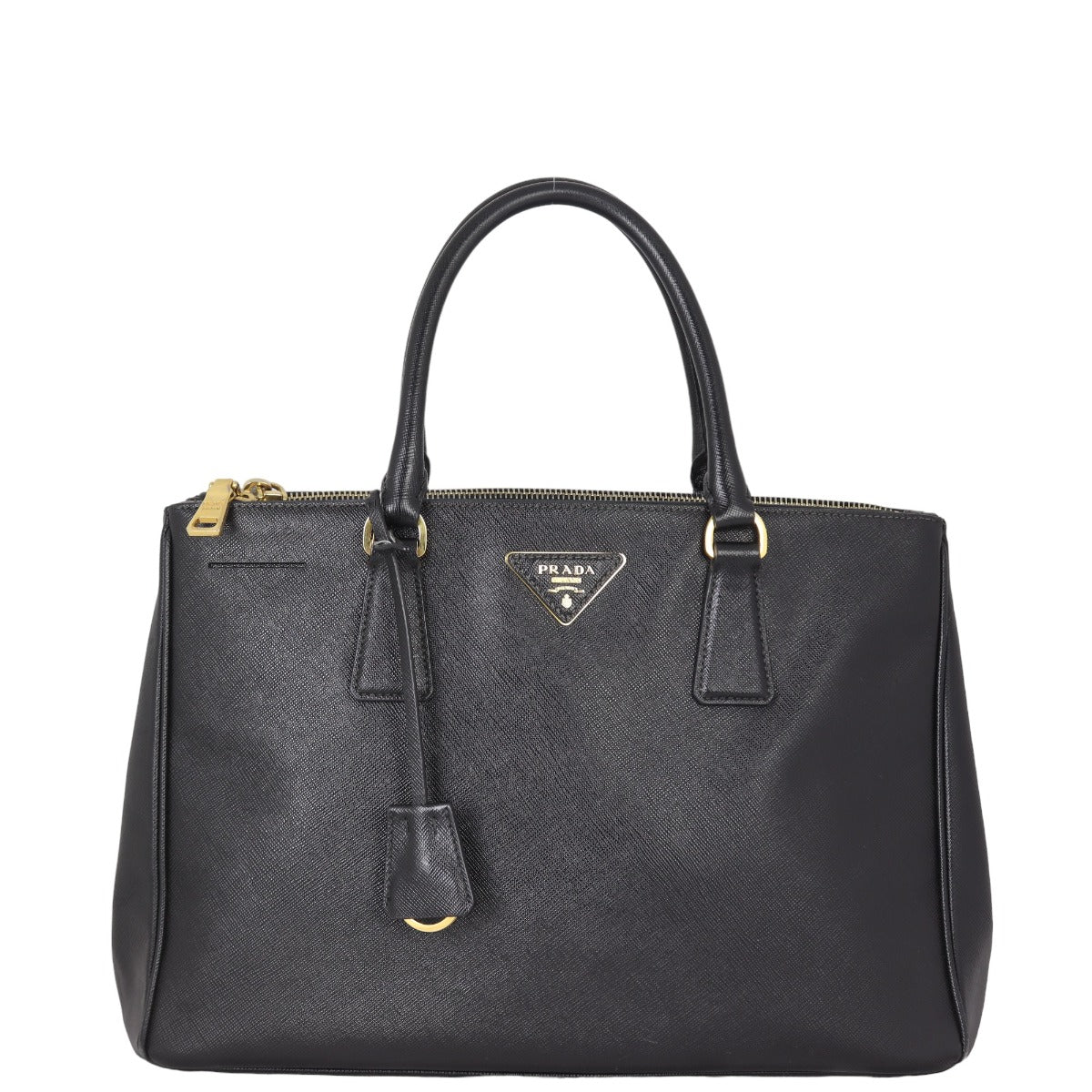 Prada Saffiano Lux Galleria Double Zip Tote Medium