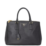 Prada Saffiano Lux Galleria Double Zip Tote Medium