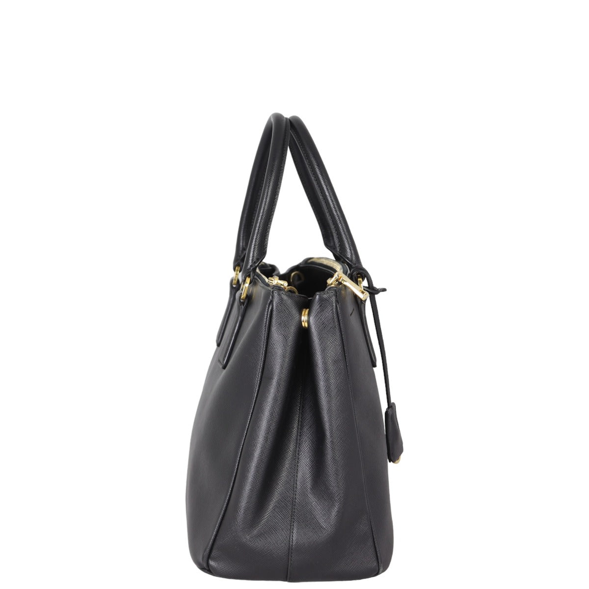 Prada Saffiano Lux Galleria Double Zip Tote Medium