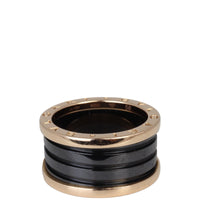 Bvlgari B.Zero1 18k Rose Gold Four Band Ring