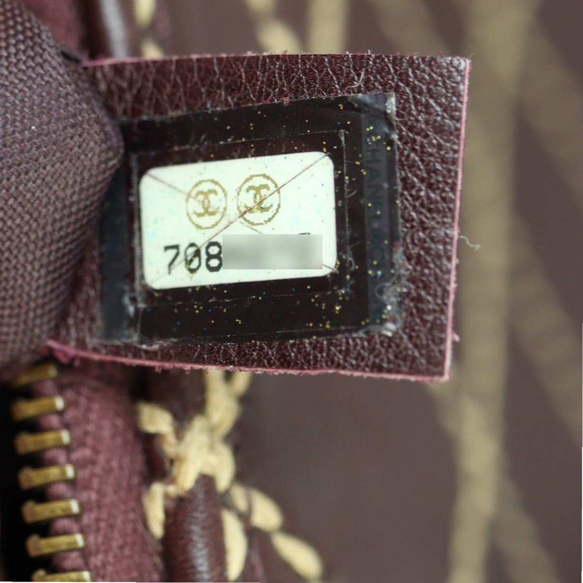 Chanel Surpique Zip Tote Large