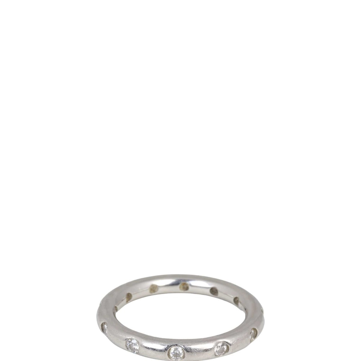 Tiffany & Co Bezet Diamond Platinum Ring