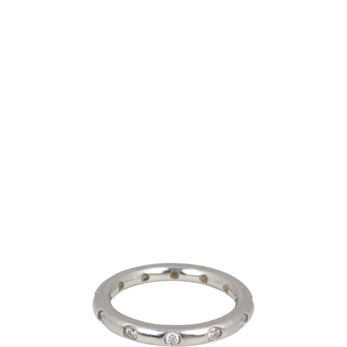 Tiffany & Co Bezet Diamond Platinum Ring