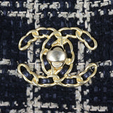 Chanel 19 Tweed Flap Bag Medium Hardware