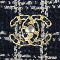 Chanel 19 Tweed Flap Bag Medium Hardware