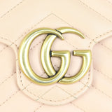 Gucci GG Marmont Matelasse Chain Wallet Hardware