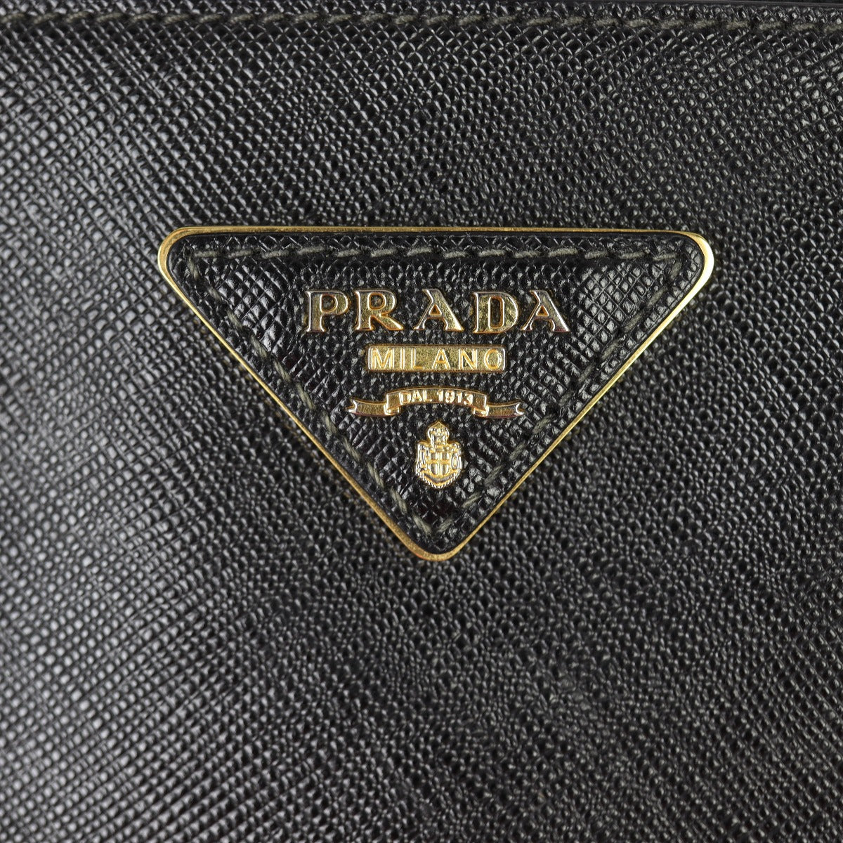 Prada Saffiano Lux Galleria Double Zip Tote Medium