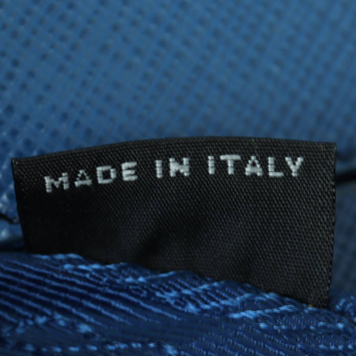 Prada Saffiano Lux Galleria Double Zip Tote Small Interior Stamp