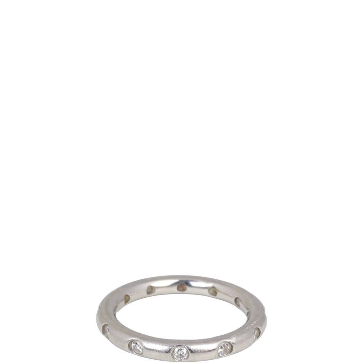 Tiffany & Co Bezet Diamond Platinum Ring