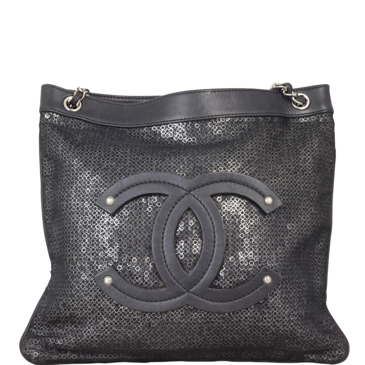 Chanel CC Hidden Sequin Tote