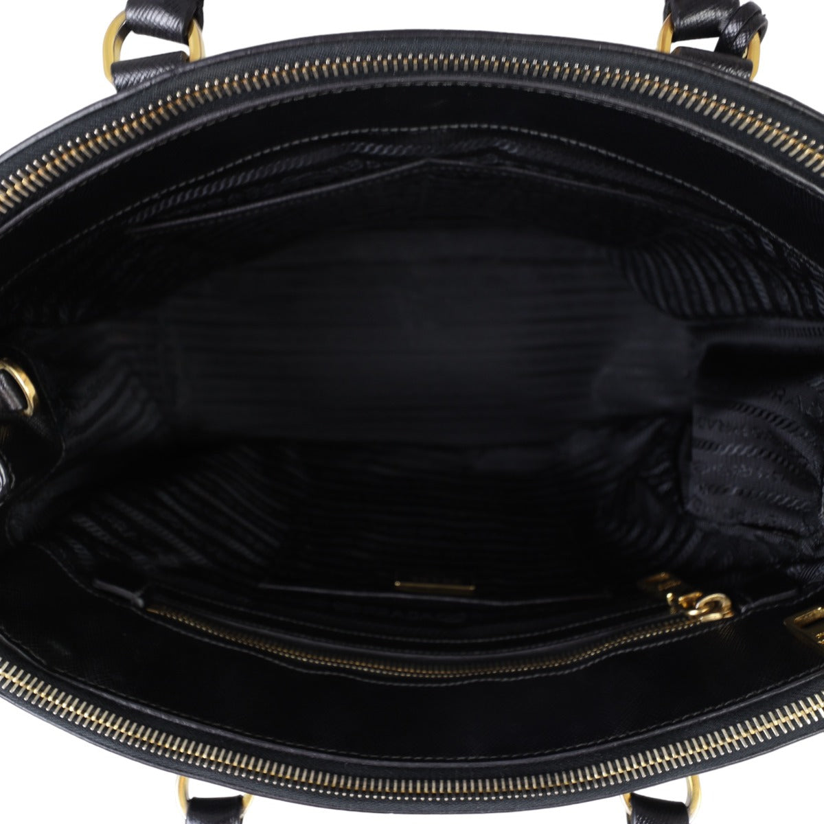 Prada Saffiano Lux Galleria Double Zip Tote Medium