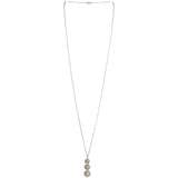 Tiffany & Co Circlet Triple Drop Platinum Diamond Necklace