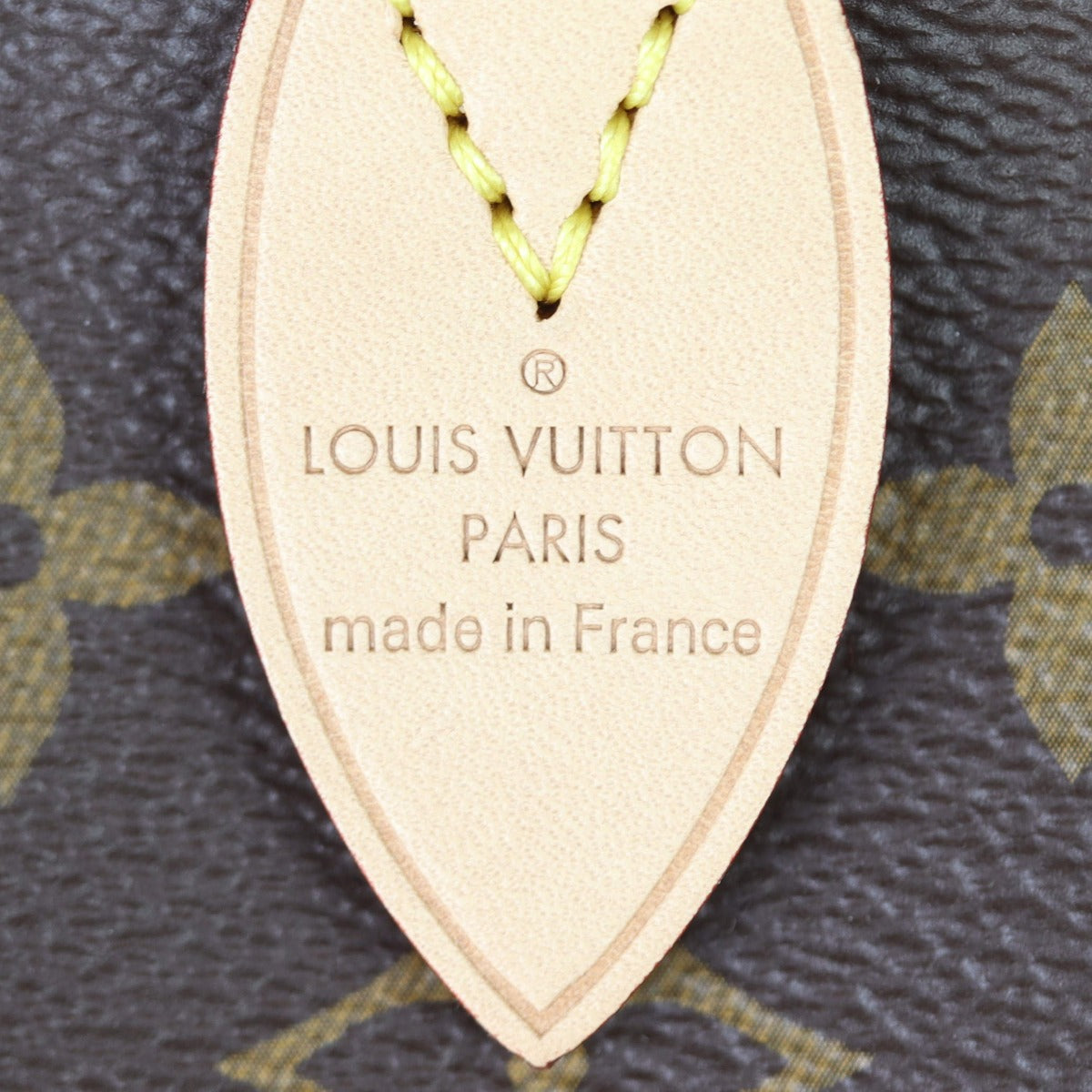 Louis Vuitton Speedy 20 Bandouliere Monogram with Embroidered Strap Interior Stamp