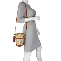 Celine Panier Wicker Bucket Bag