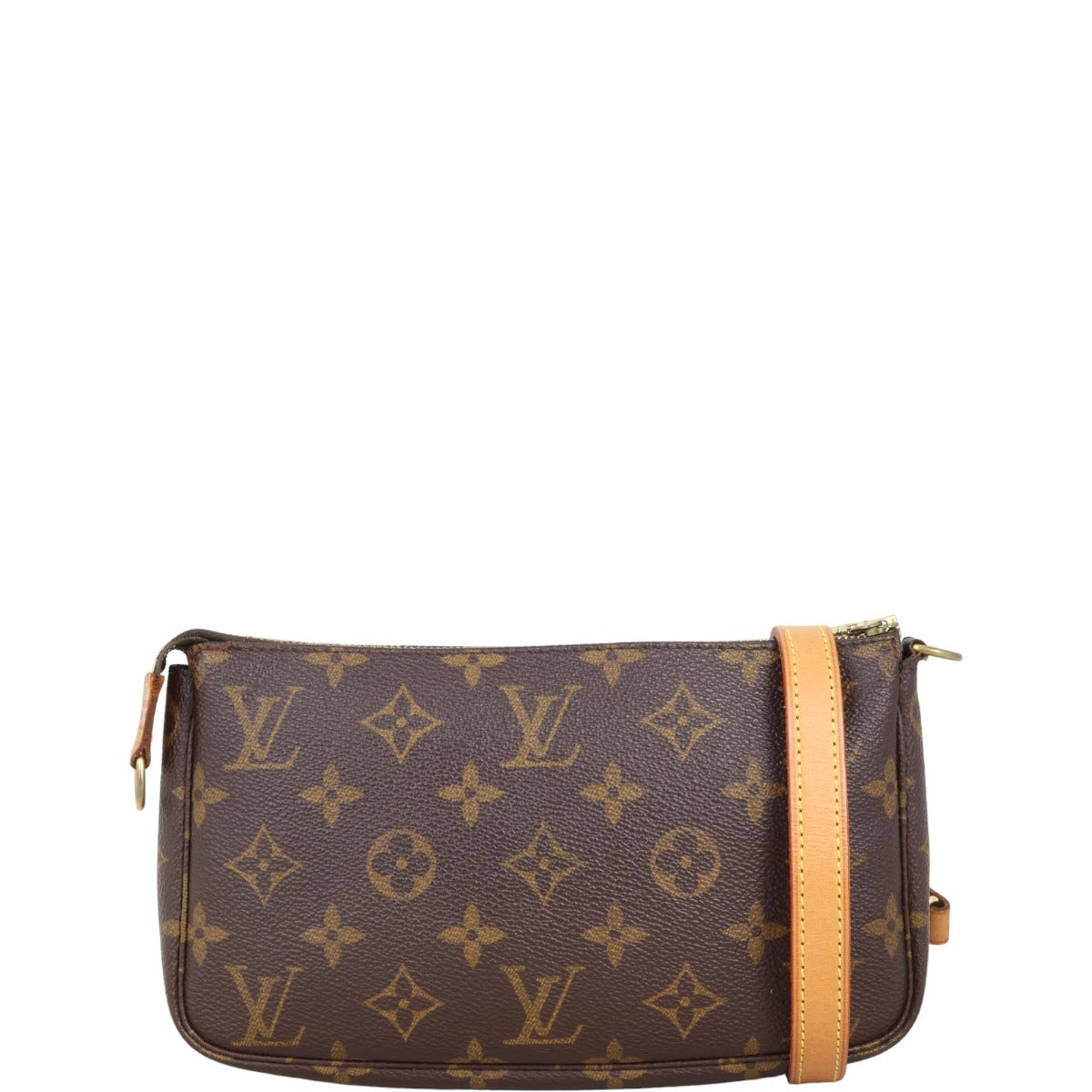 Louis Vuitton Pochette Accessories Monogram with Long Strap