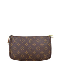 Louis Vuitton Pochette Accessories Monogram with Long Strap