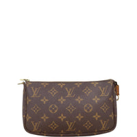 Louis Vuitton Pochette Accessories Monogram with Long Strap