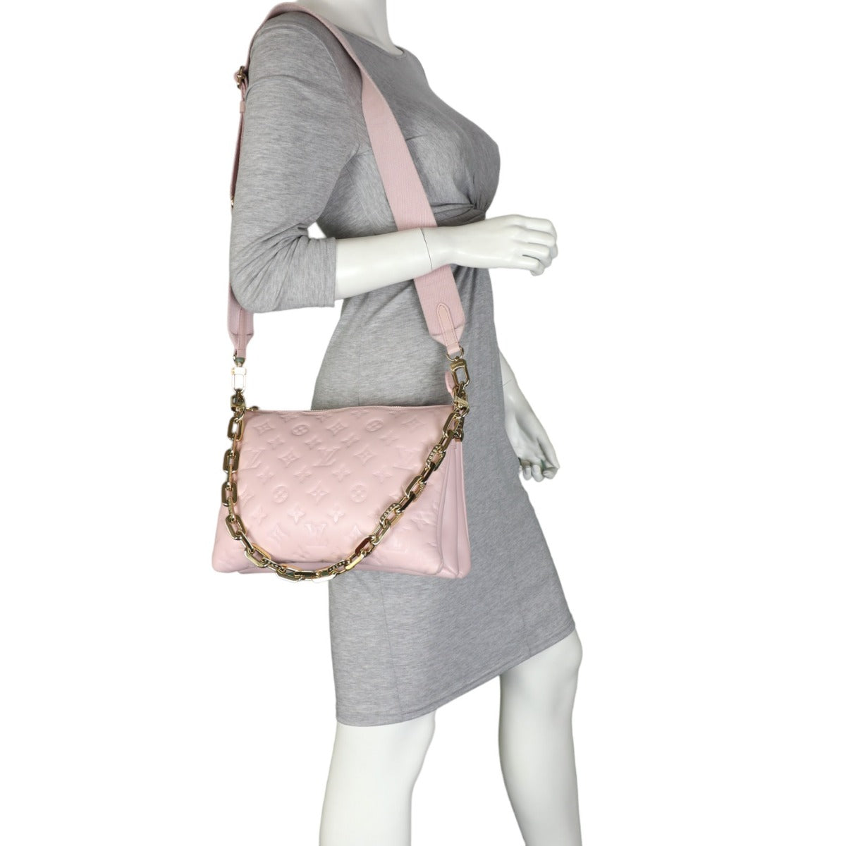 Louis Vuitton Coussin PM Monogram Embossed Lambskin