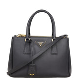 Prada Saffiano Lux Galleria Double Zip Tote Small