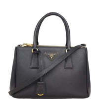 Prada Saffiano Lux Galleria Double Zip Tote Small