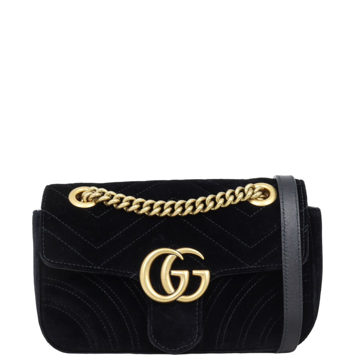 Gucci Marmont Velvet Mini Shoulder Bag