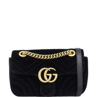 Gucci Marmont Velvet Mini Shoulder Bag